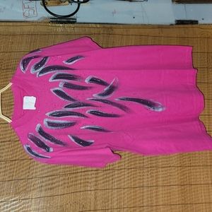 Vintage. Made in USA. Single stitch  Handpainted 1 of a kind. Size Large.